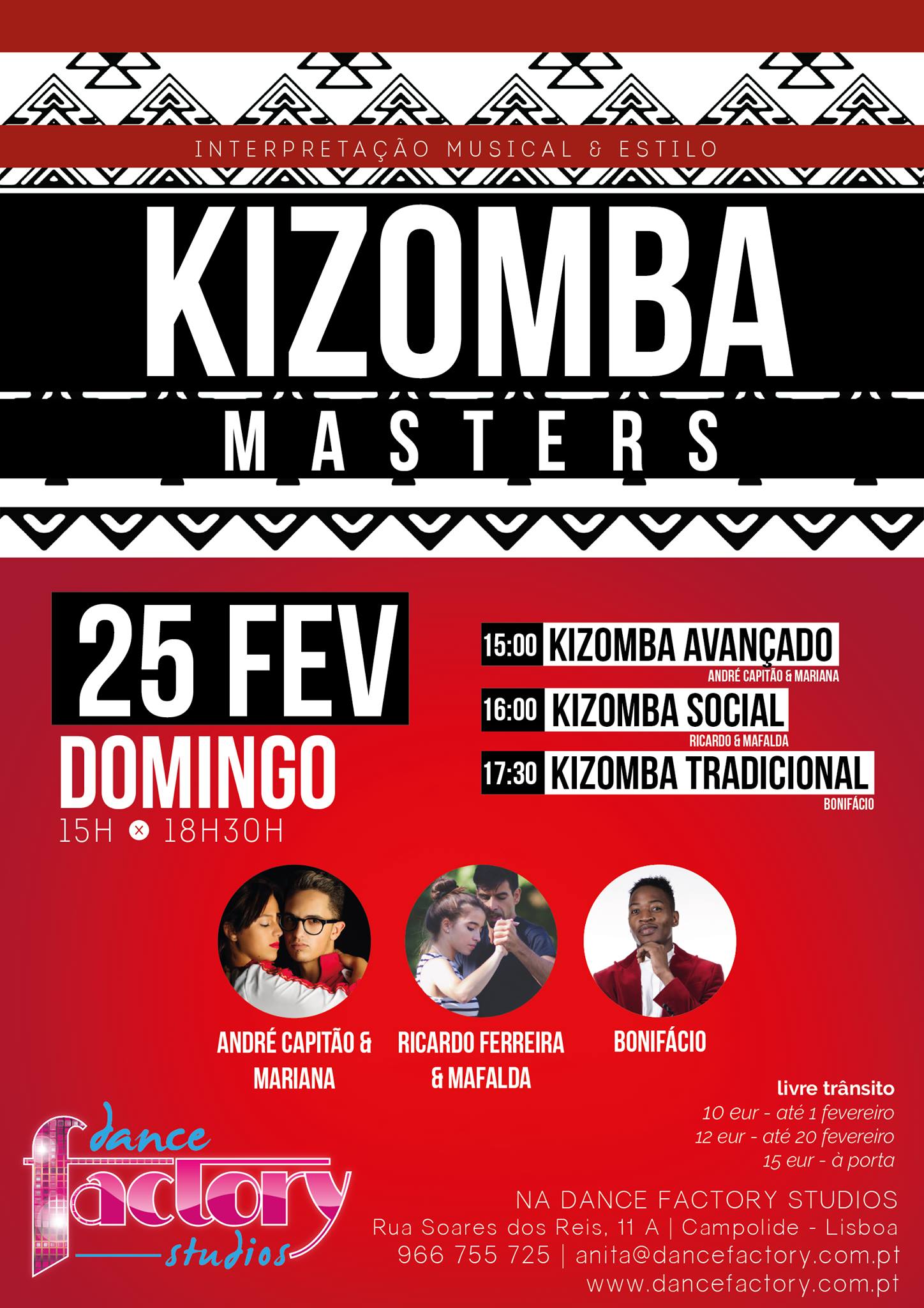 Kizomba Masters 25 Fev 2018
