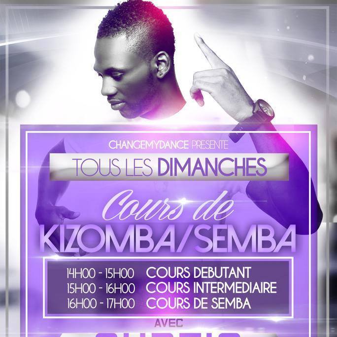 ★★ COURS DE KIZOMBA & SEMBA DIMANCHE 8 MARS CURTIS SELDON CHANGEMYDANCE Studio Bleu Paris 20