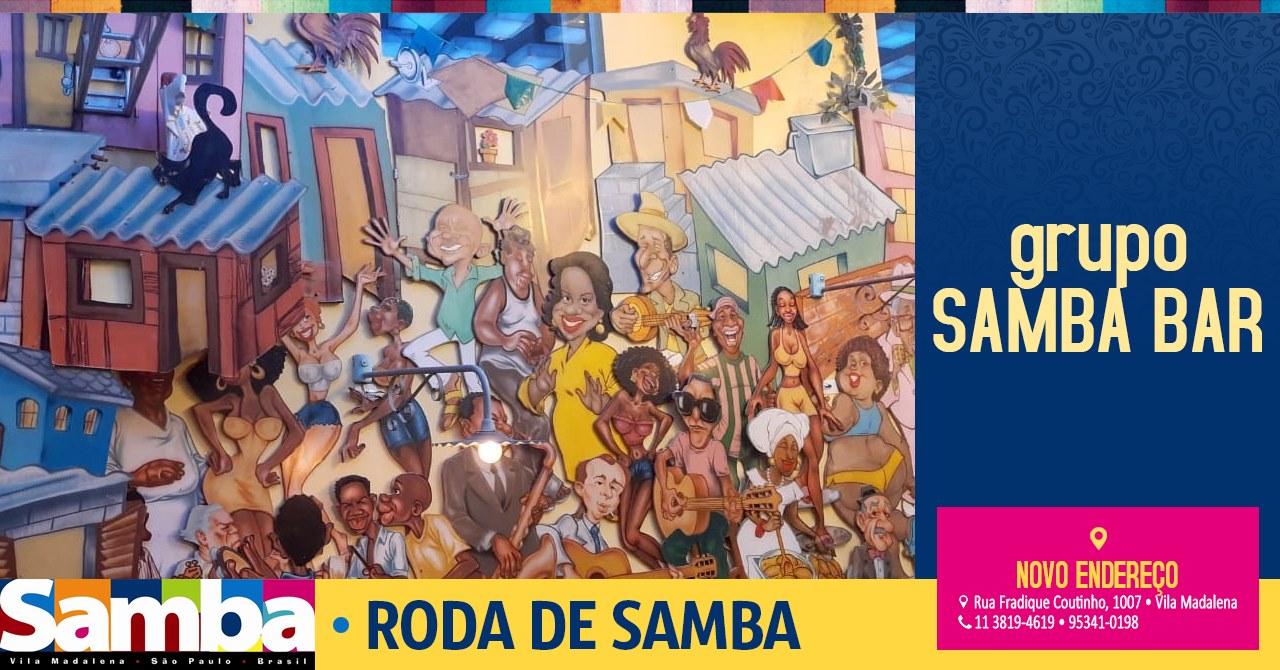 Grupo Samba Bar no Bar Samba Roda de Samba