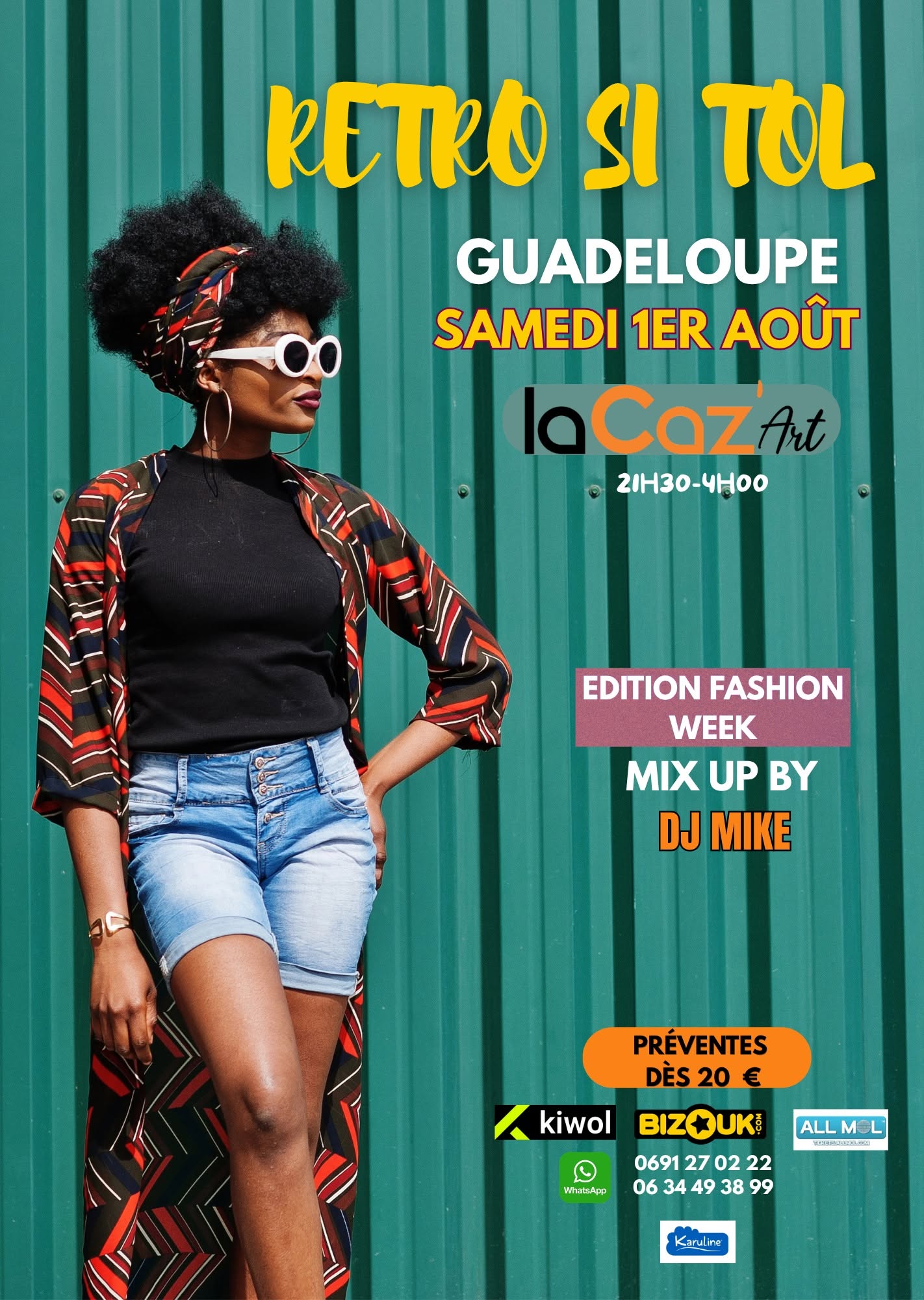 RETRO SI TOL GUADELOUPE DJ MIKE À LA CAZ'ART