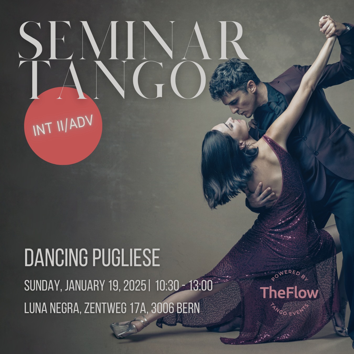 TANGO SEMINAR: DANCING PUGLIESE