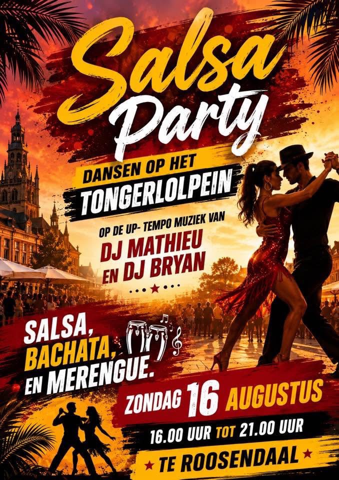 Salsa Party - Dansen op het Tongerloplein 💃🏽🎸