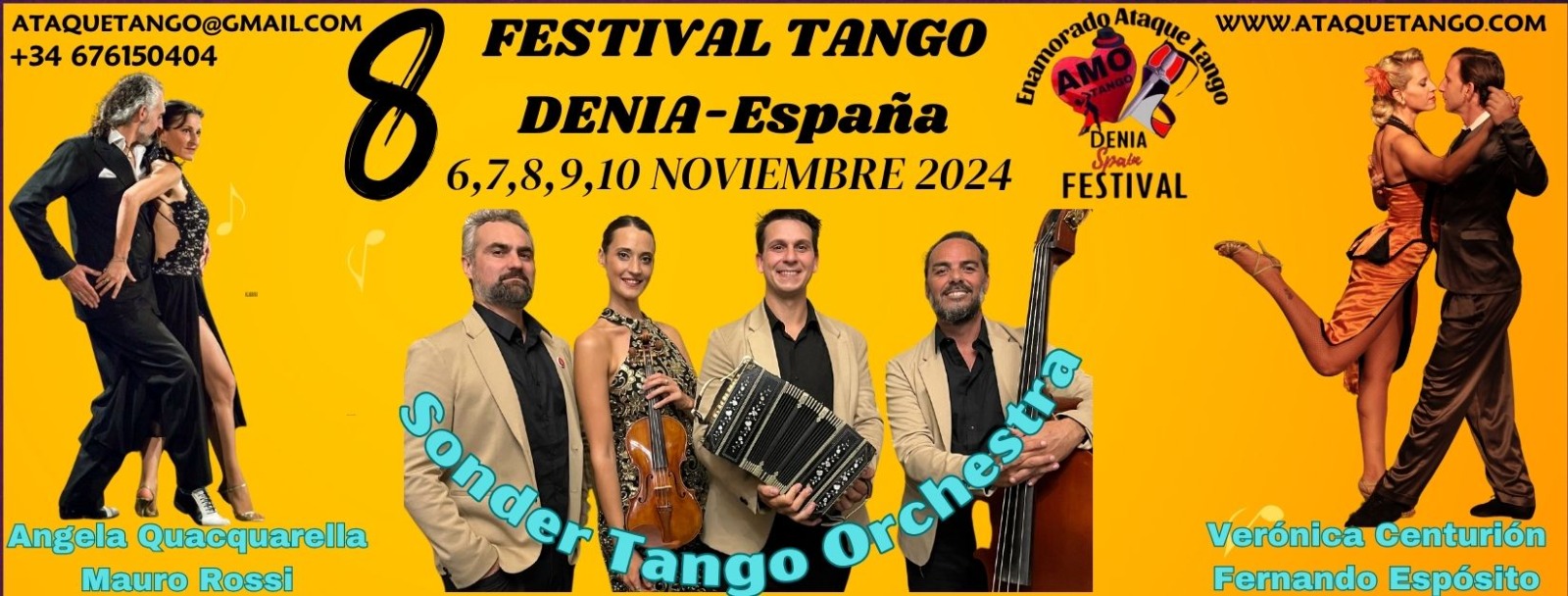 8 FESTIVAL ENAMORADO ATAQUE TANGO DENIA 2024 -ESPAÑA