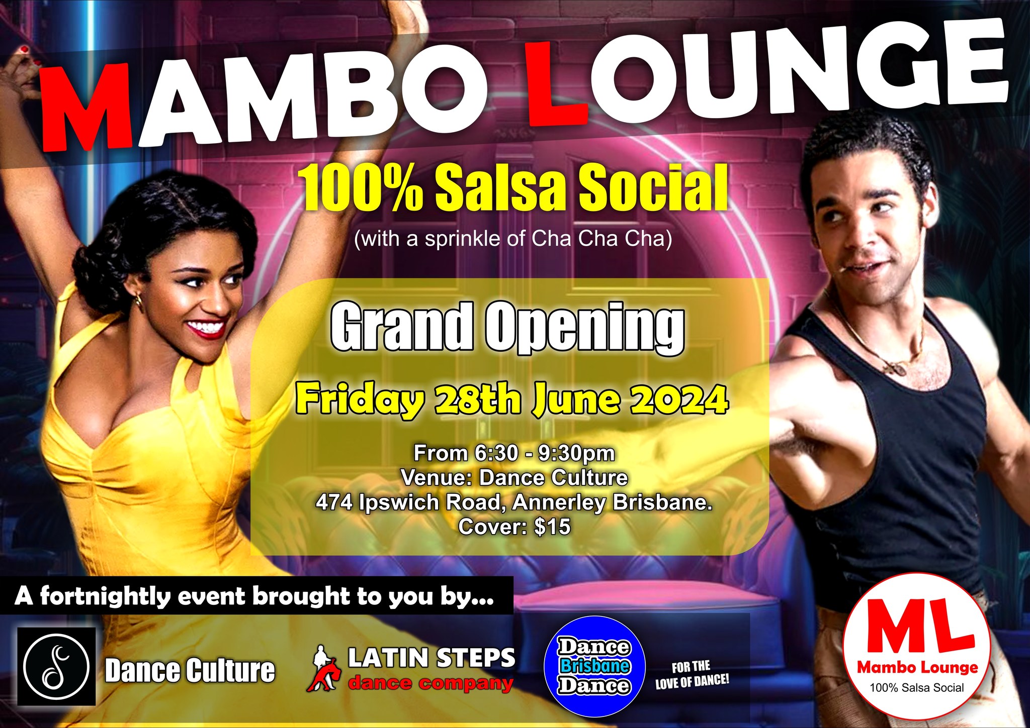 Mambo Lounge 100% Salsa Party Grand Opening