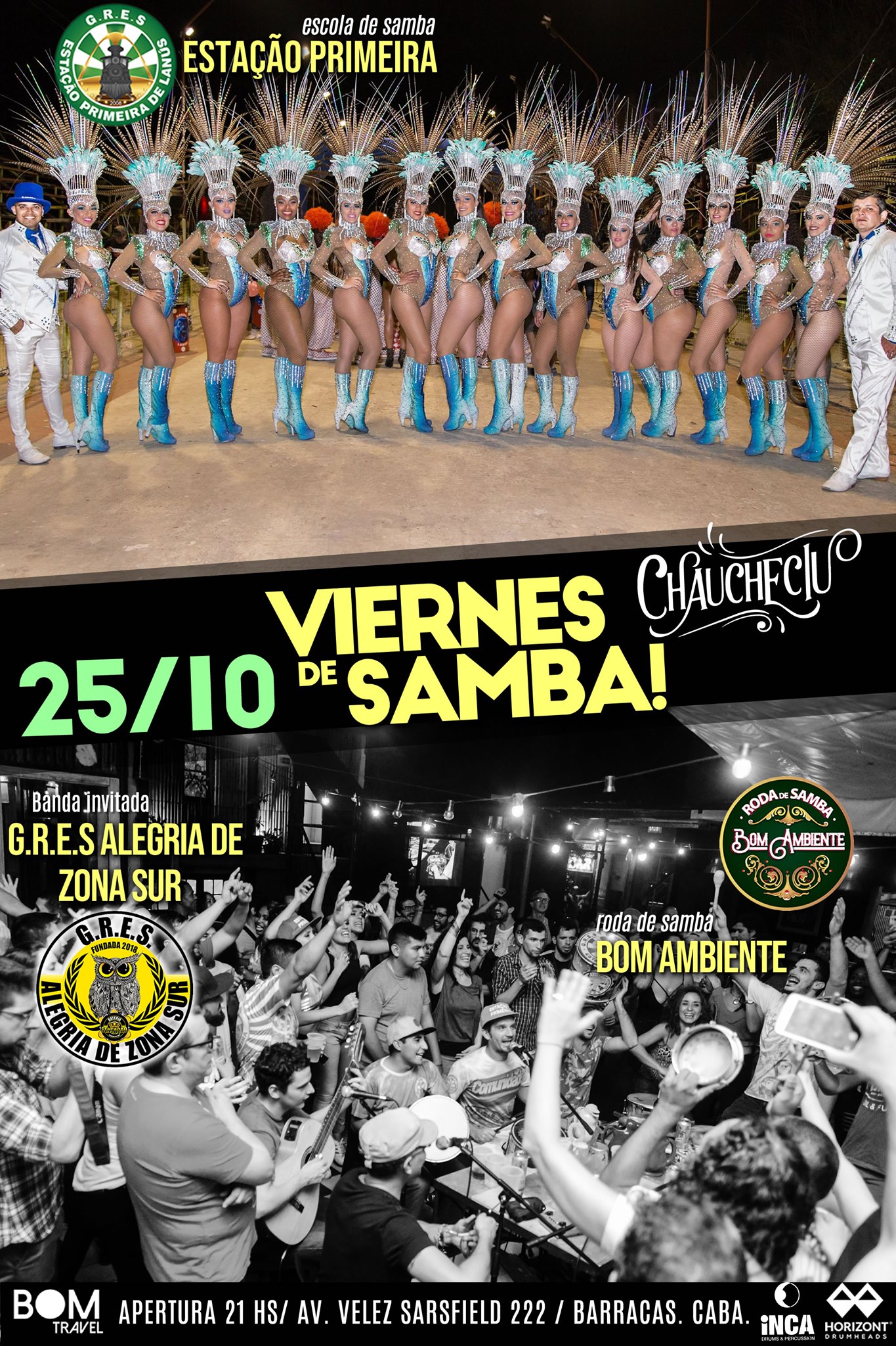 Viernes de Samba! Invitado: GRES Alegria de Zona Sur
