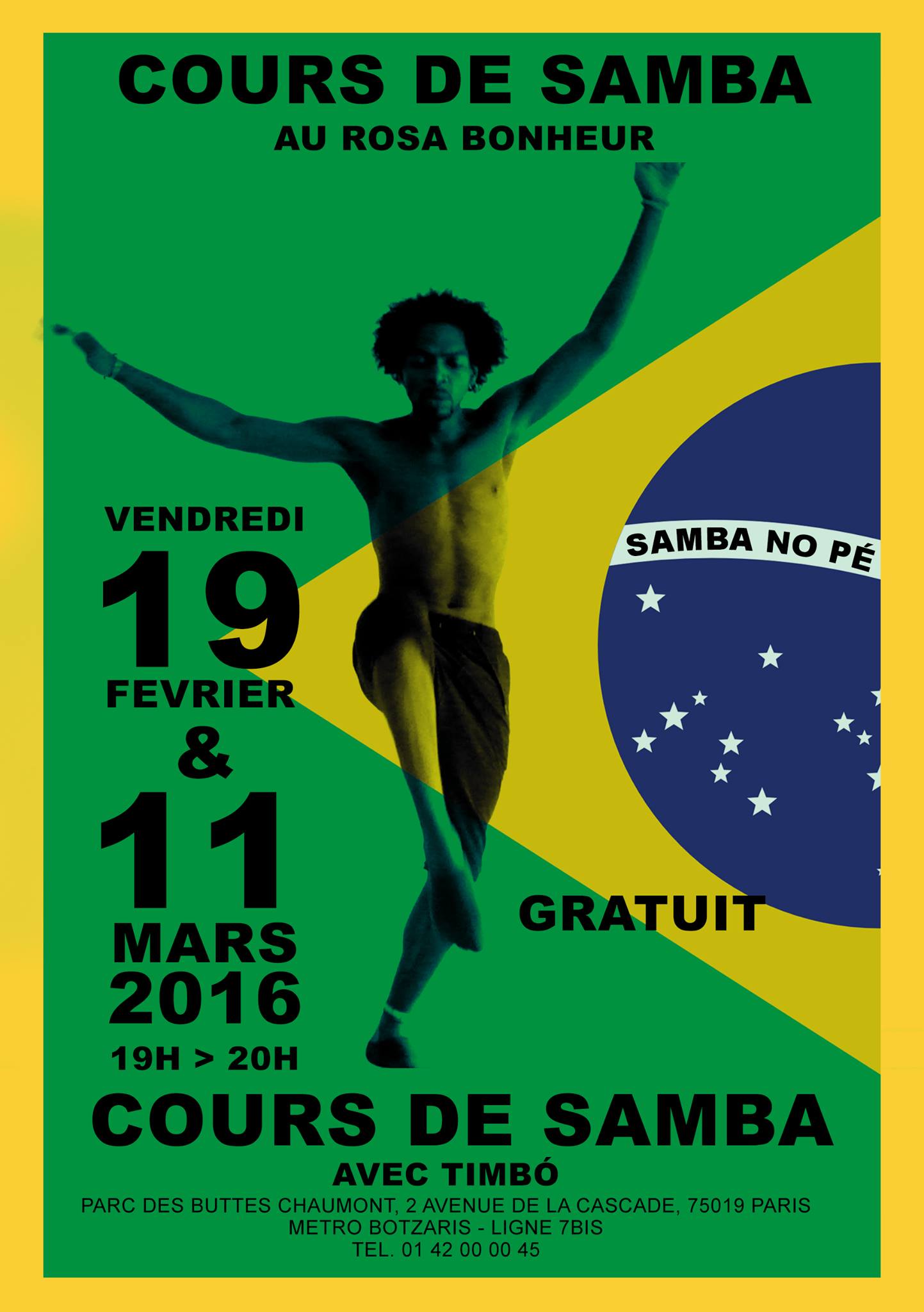 Cours de Samba au Rosa