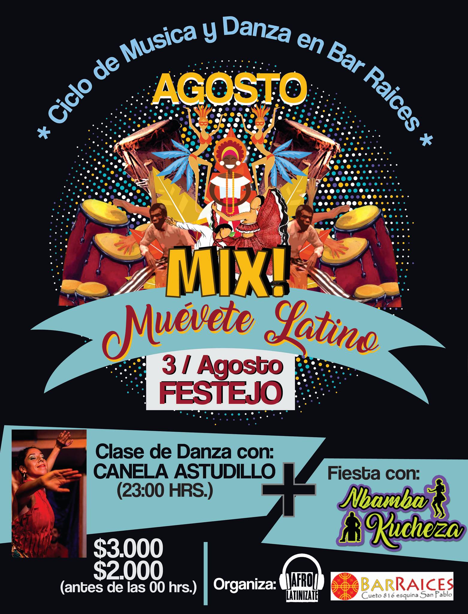 Ciclo Mix Muévete Latino Festejalo!!! Nbamba Kucheza