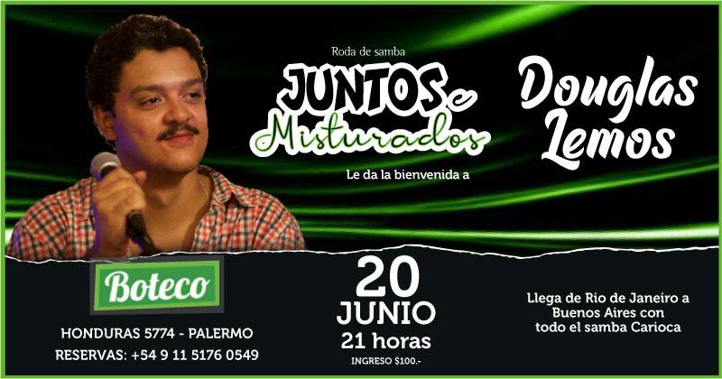 Juntos e Misturados le da la bienvenida a Douglas Lemos