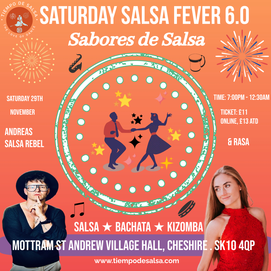 β
Saturday Salsa Fever (SSF) 6.0 β
Sabores De Salsa β
Rasa & Andreas Salsa Rebel