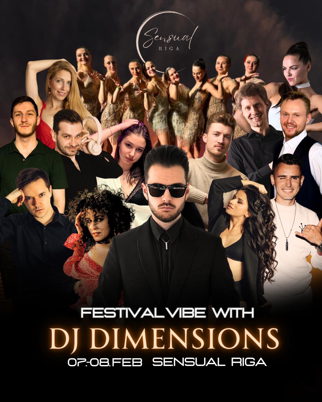 🔥 FESTIVAL VIBE with DJ DIMENSIONS at SENSUAL Riga