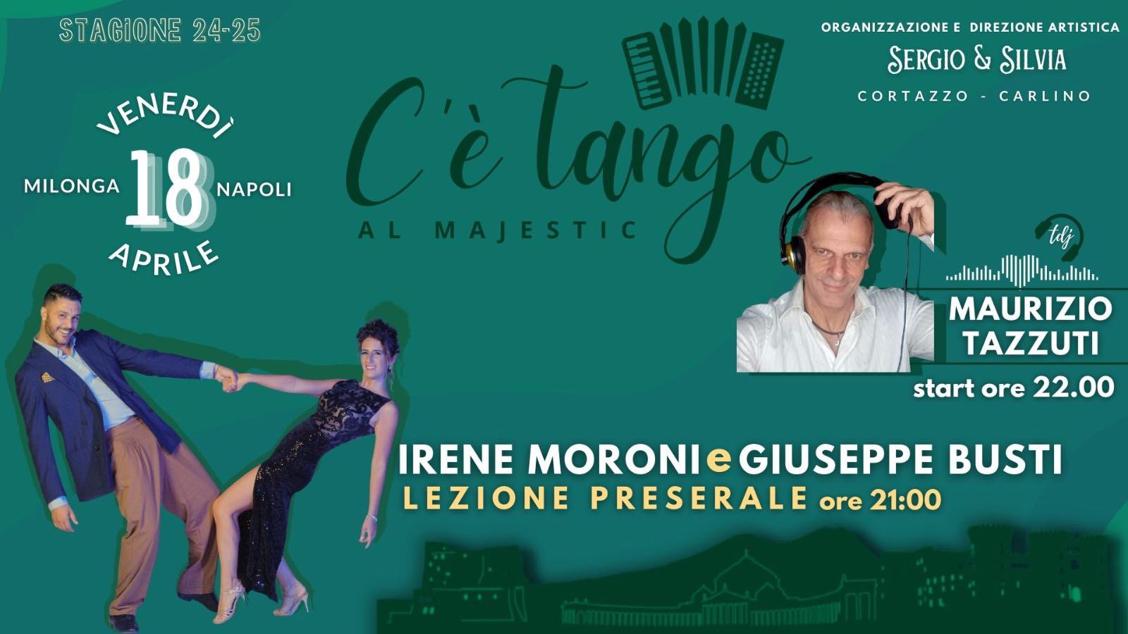 C’è Tango al majestic Venerdì 18 Aprile