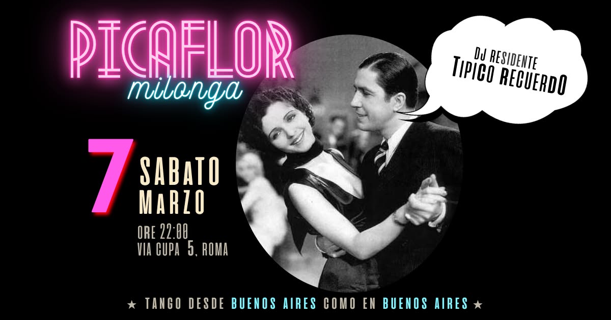 Picaflor โจ 7 marzo โจ Roma