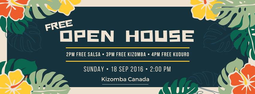 ✿ Free Open House ✿ Journée Porte Ouvert ✿ Kizomba Canada ✿