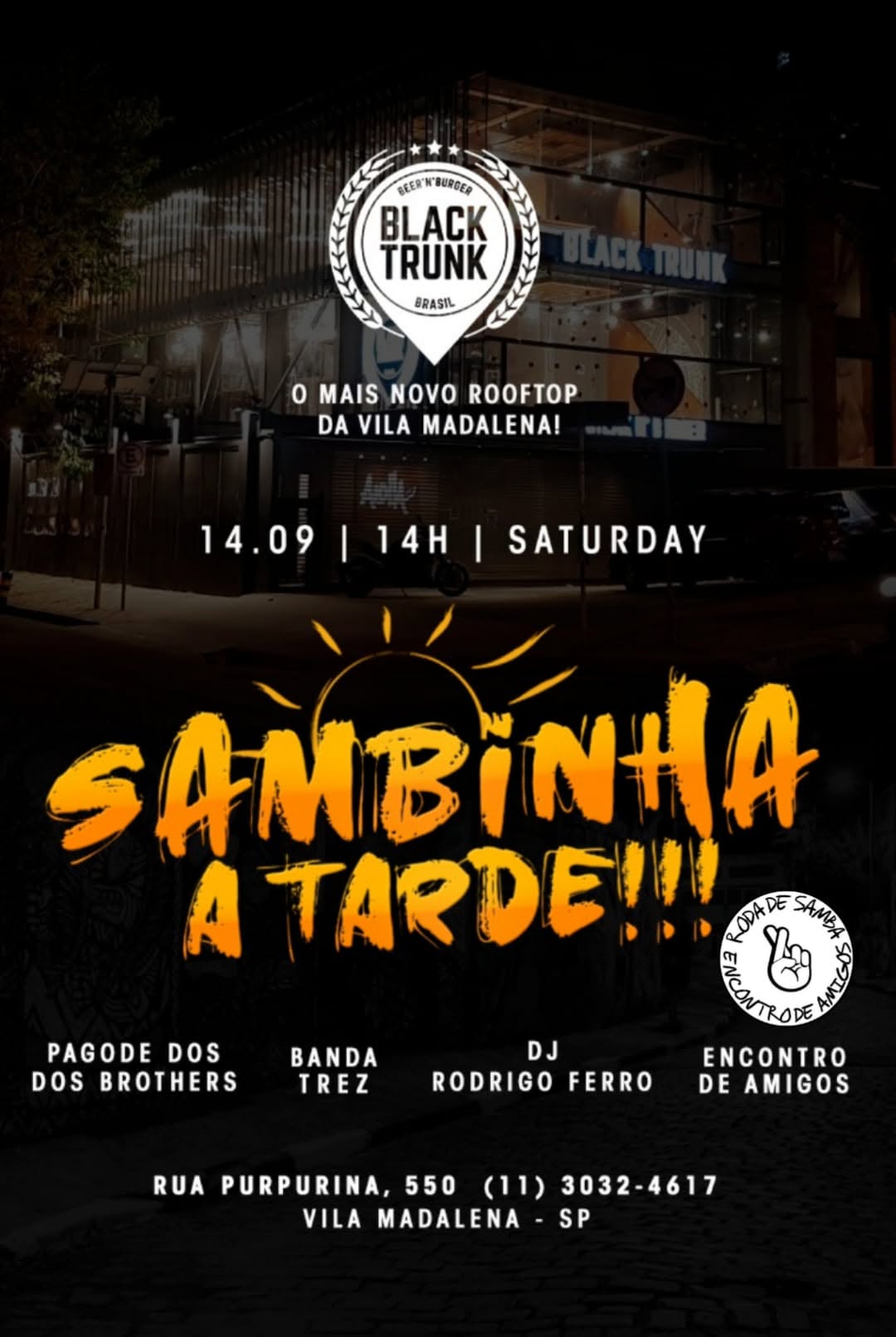 Roda De Samba Encontro De Amigos Na Vila Madalena