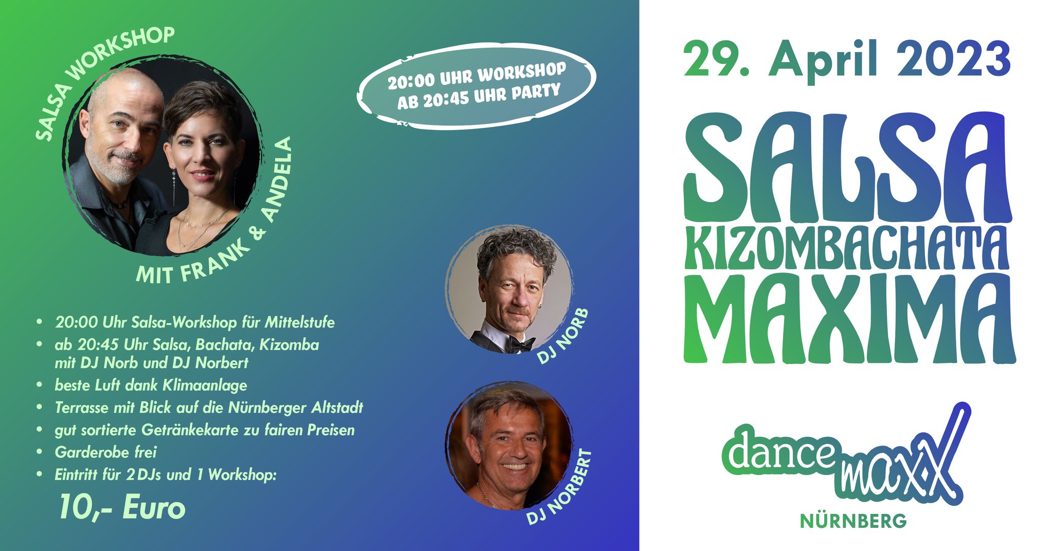 SALSA MAXIMA die Salsa-Bachata-Kizomba-Party für das maxXimale Tanzvergnügen