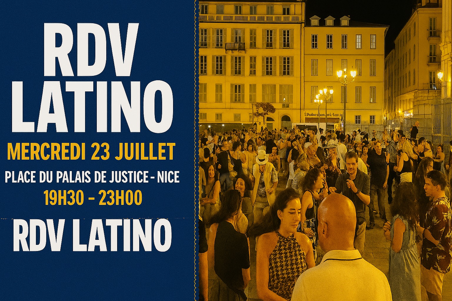 Rdv latino place du Palais de Justice de Nice
