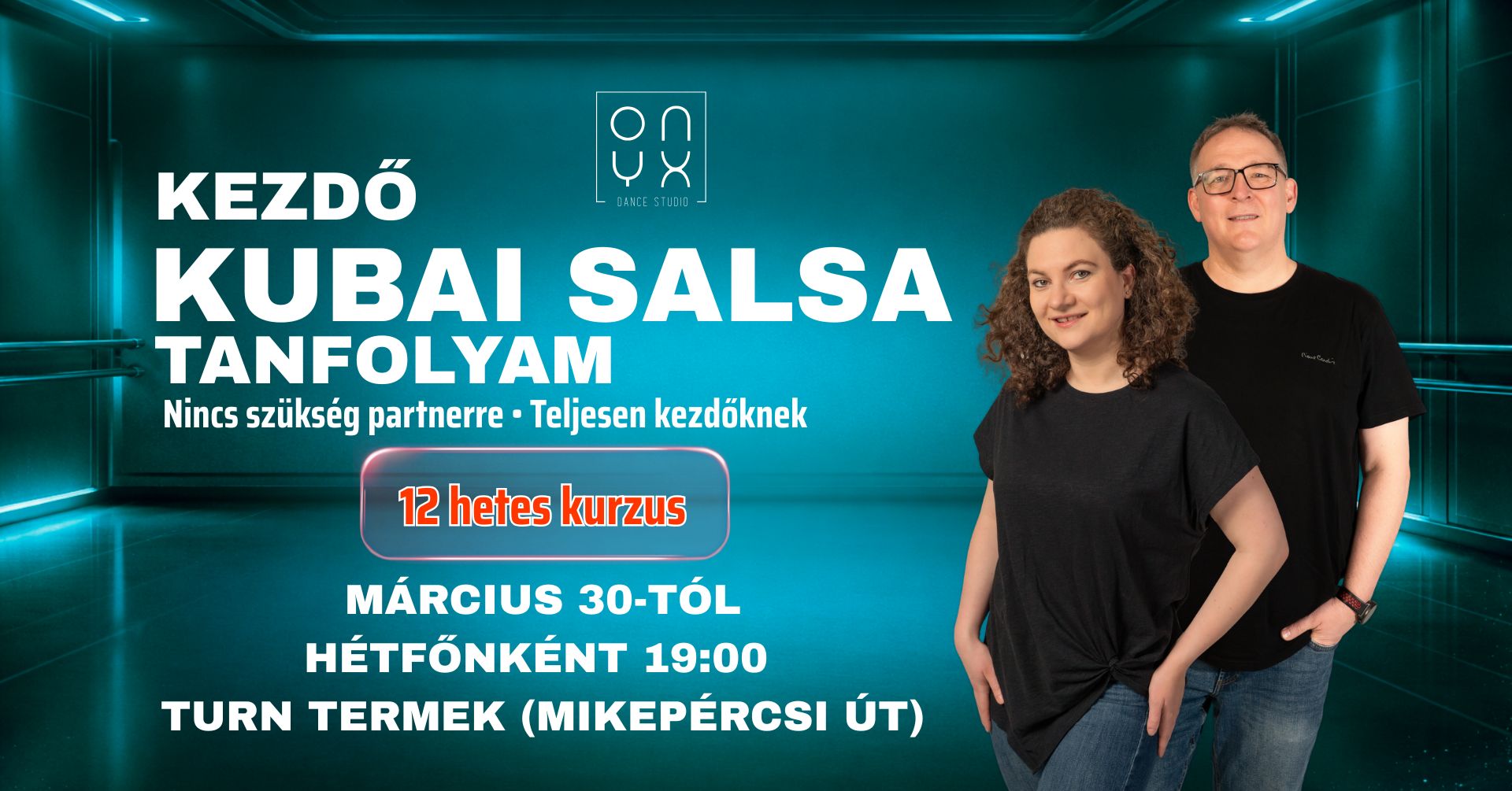✨ Kezdő Kubai Salsa Tanfolyam Hétfőnként