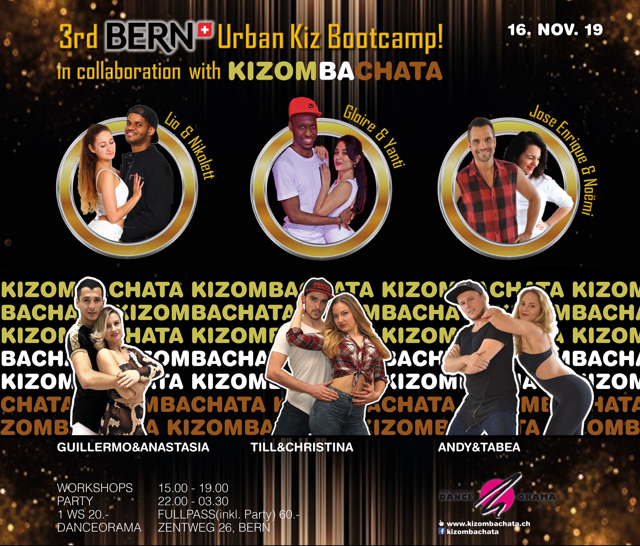 3rd Bern Urban Kiz Bootcamp in collab with Kizombachata
