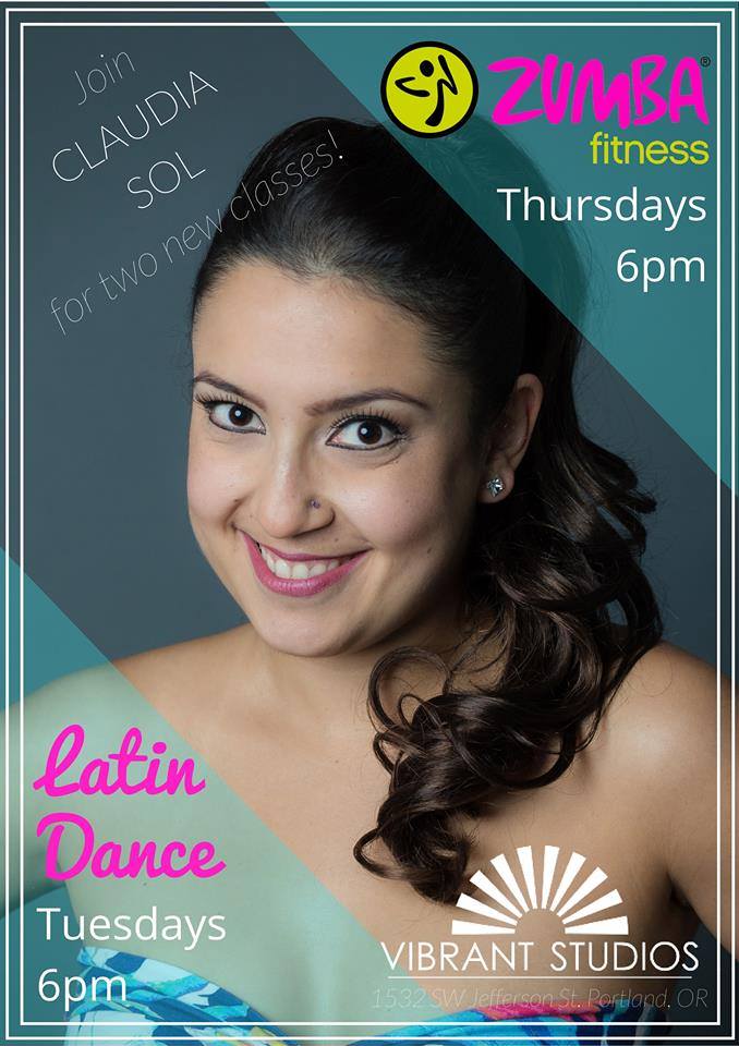 LATIN DANCE with Claudia Sol every Tuesday