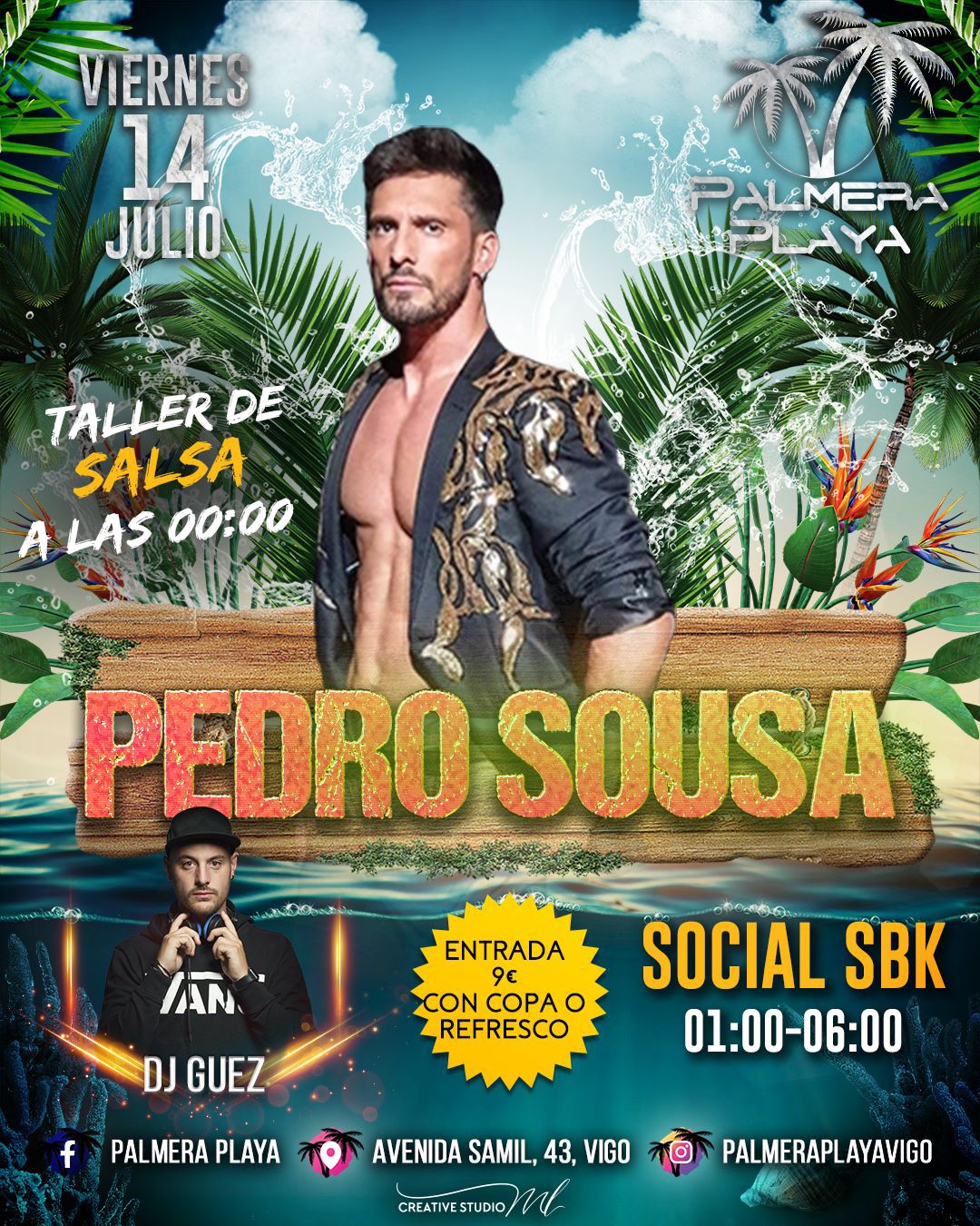 Pedro Sousa en Palmera Playa