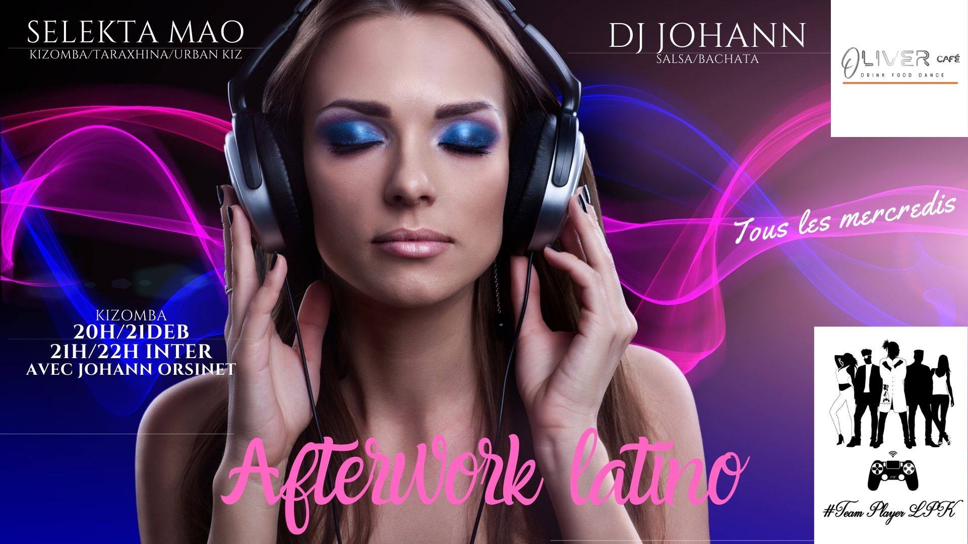 Afterwork latino workshop & Party 2 salles 2 ambiances
