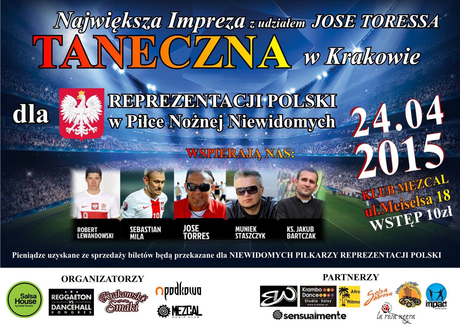 Impreza taneczna dla BLIND FOOTBALL POLAND !!!!