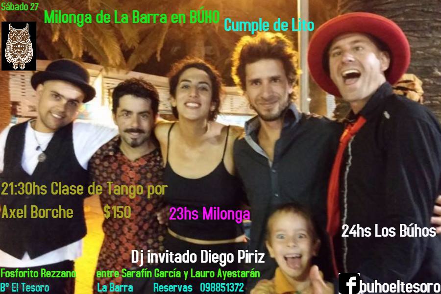 Milonga de La Barra en BÚHO Cumple de Lito