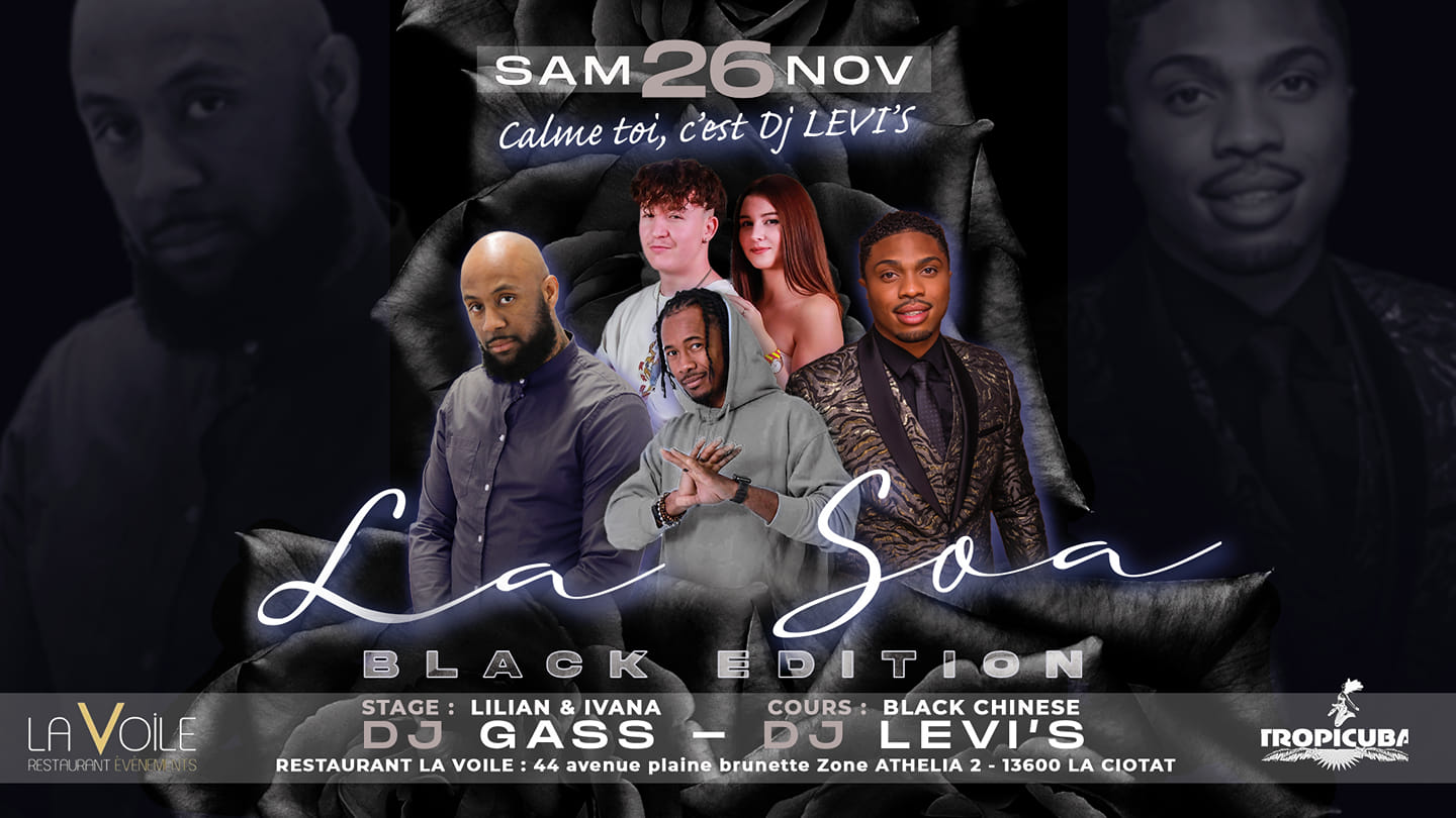 La SOA - DJ LEVI'S x DJ GASS Samedi 26 Nov