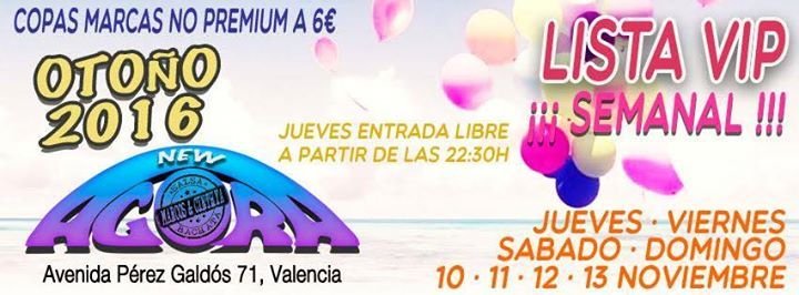 Lista VIP *3€* Viernes 11,Sábado 12, Domingo 13 Noviembre