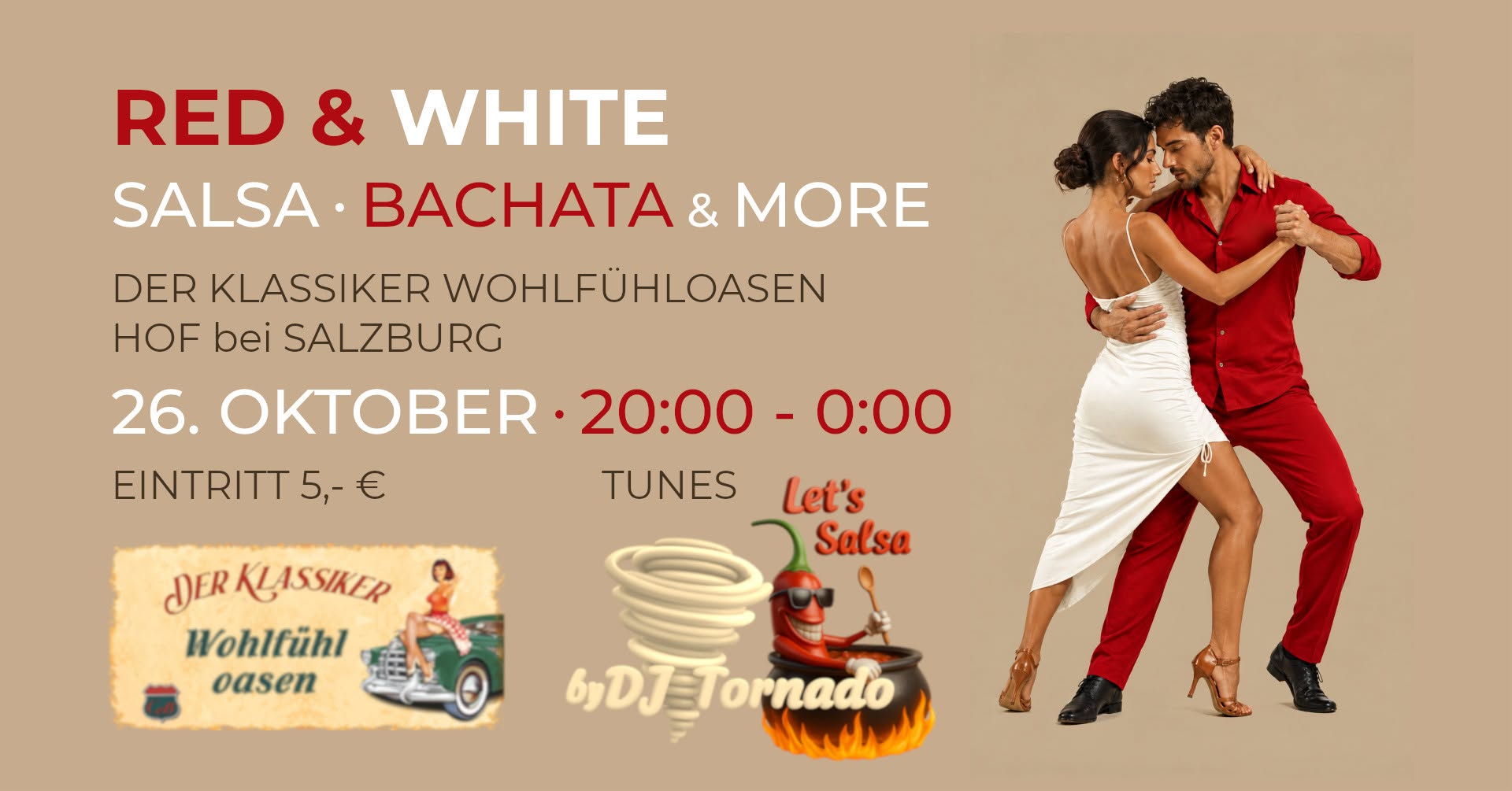Red & White zum Nationalfeiertag: Salsa, Bachata & More