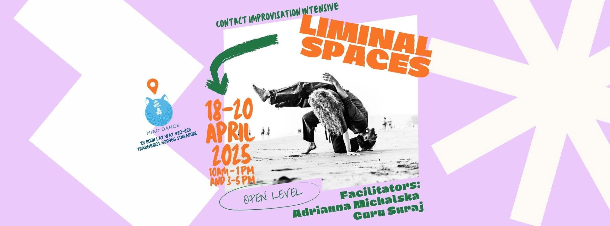 LIMINAL SPACES (Contact Improvisation Intensive) by ADRIANNA MICHALSKA and GURU SURAJ