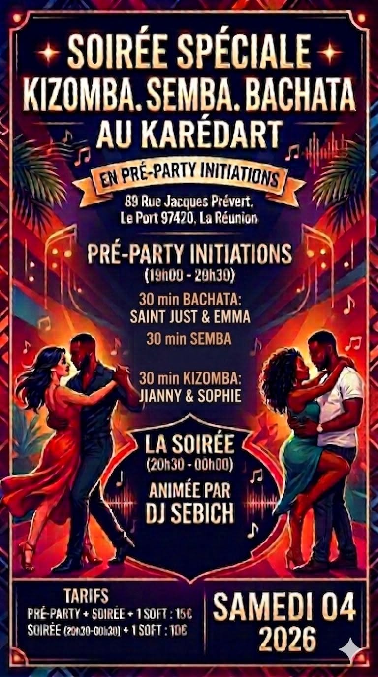Soirée Spéciale kizomba Semba bachata