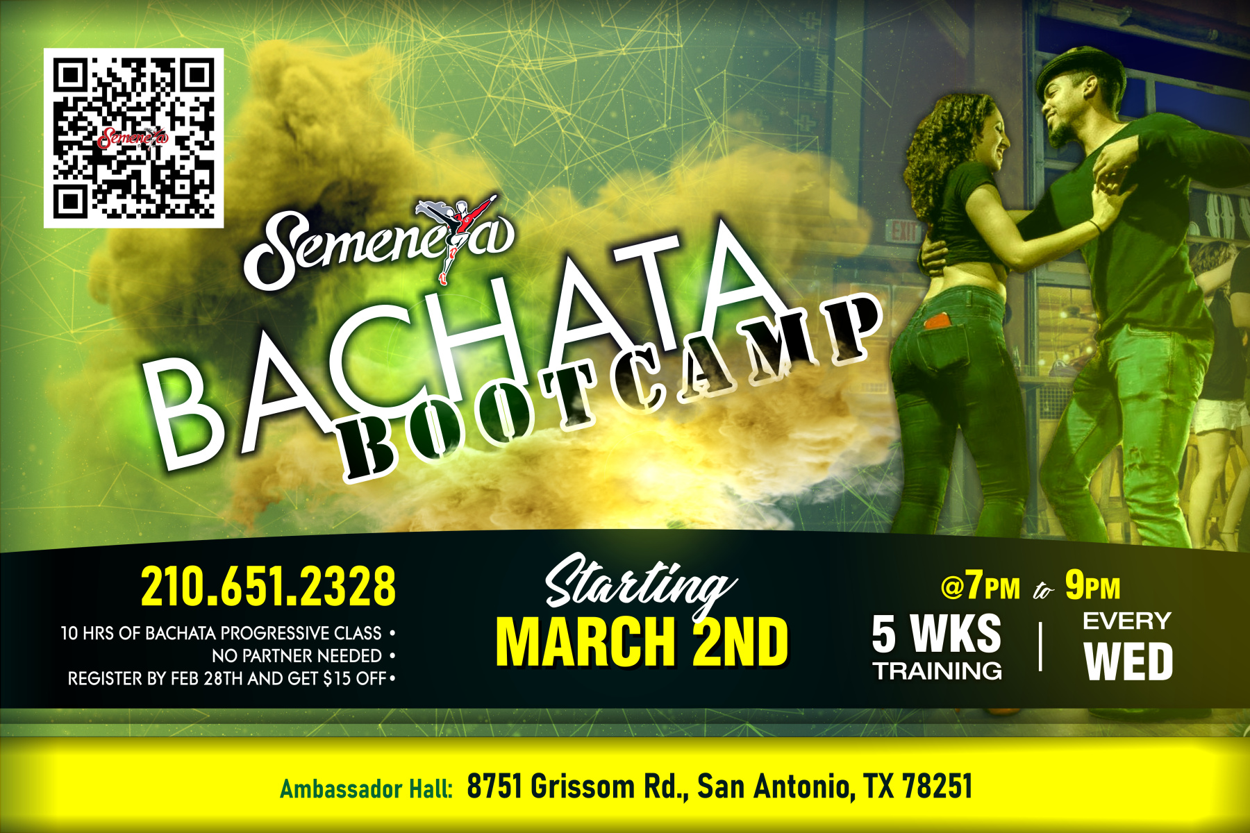 Semeneya 5-Week Bachata Bootcamp.