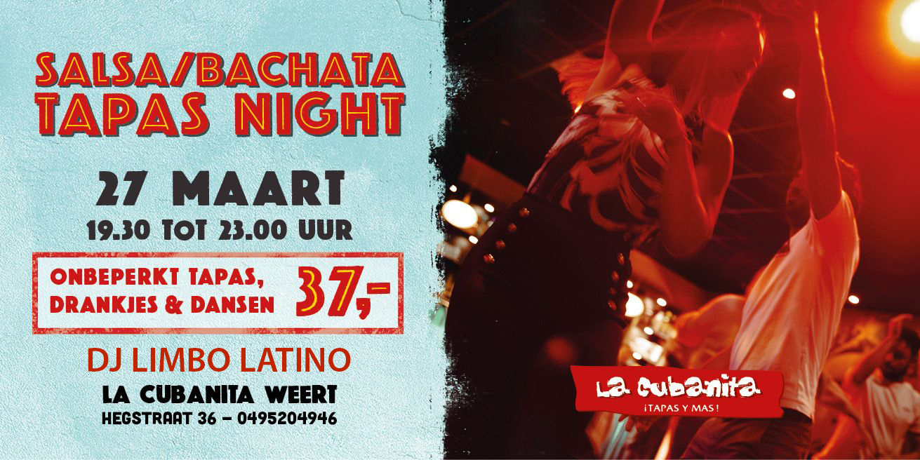 Salsa Bachata Y Tapas with Dj Limbo Latino