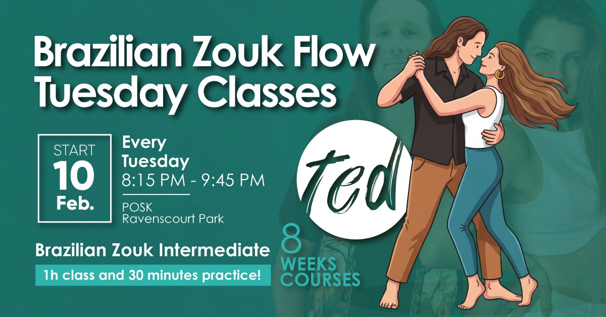 ✨ Brazilian Zouk Flow Tuesday Classes in West London✨