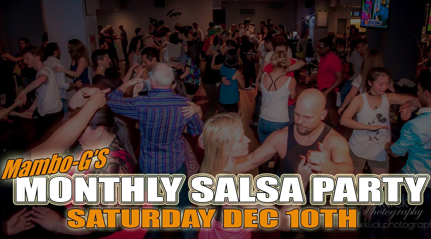 MAMBO-G's Monthly SALSA PARTY (Sat Dec 10th)