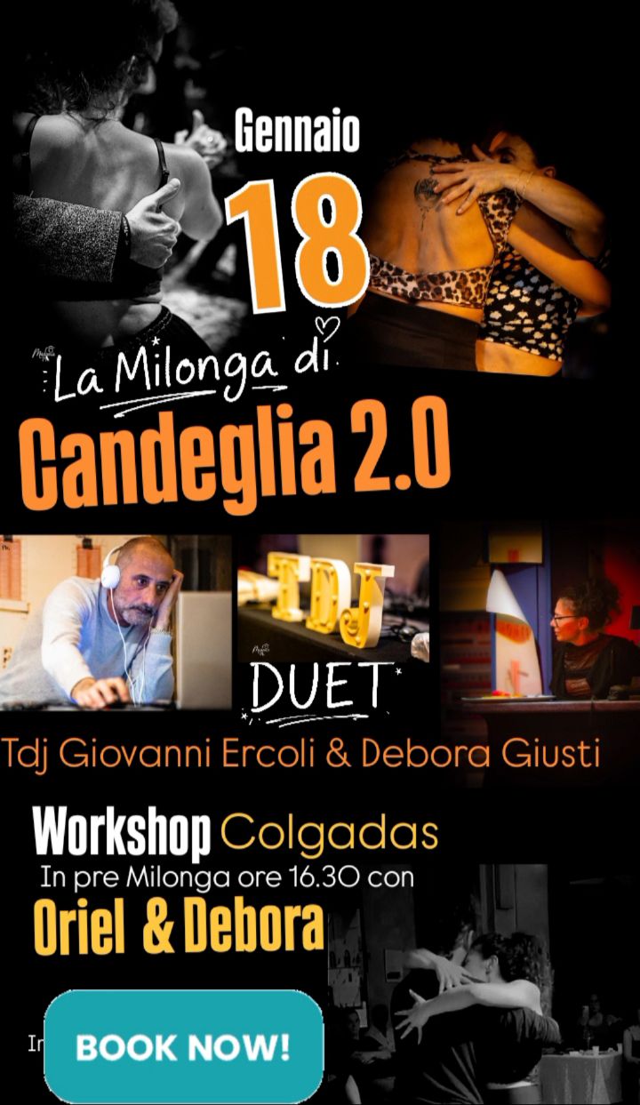 CANDEGLIA 2.0 Duet ‼️ Tdjset Giovanni e Debora WORKSHOP con ORIEL TOLEDO
