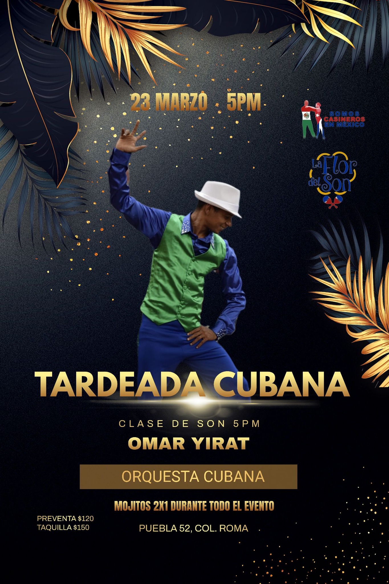 Tardeada Cubana en La Flor del Son 23 marzo