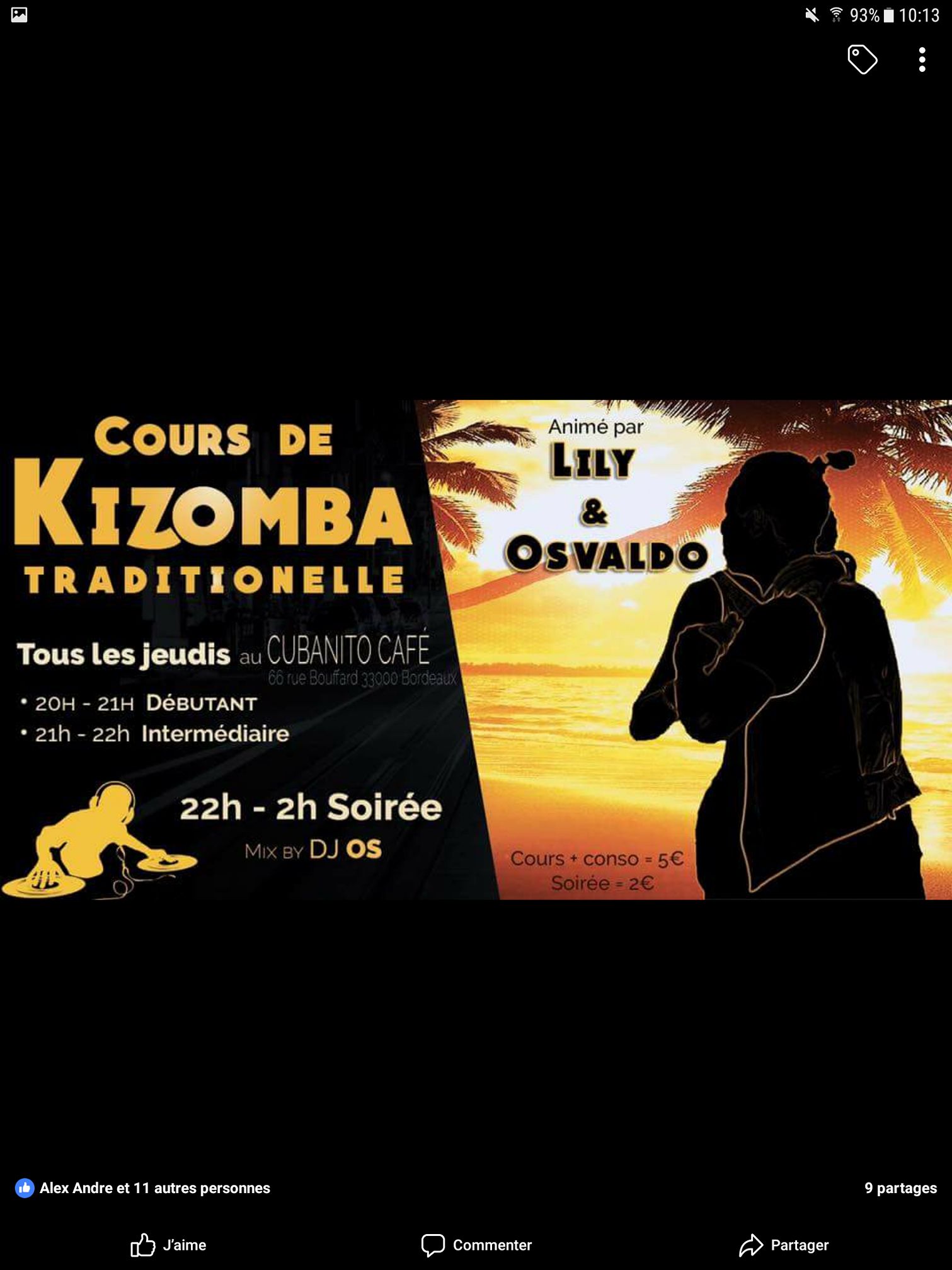 Cours de Dancehall + De Kizomba + Soirée Spécial Kizomba by LUSO KIZOMBA