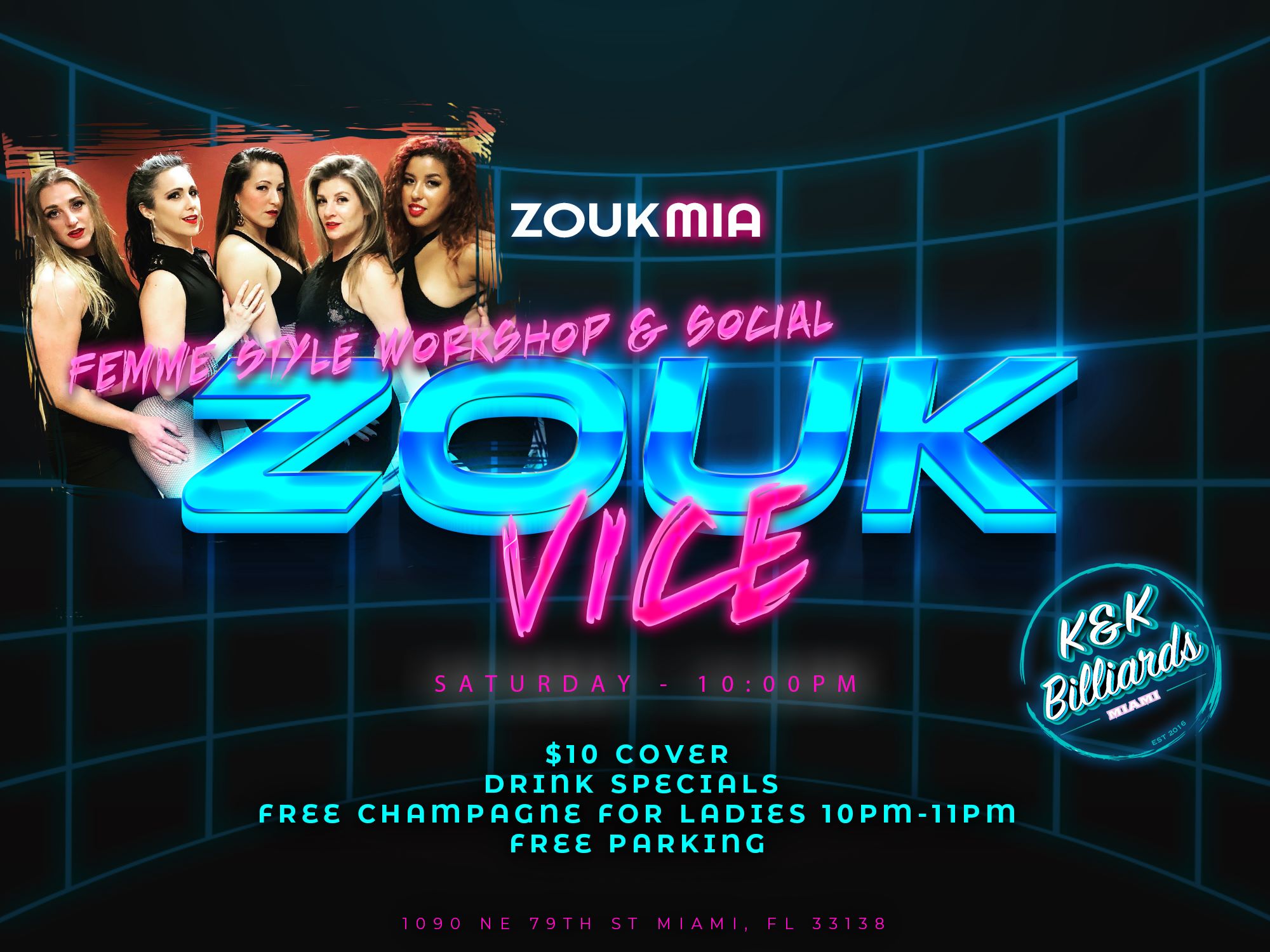 ZoukVice Saturday Edition + Femme Style Workshop