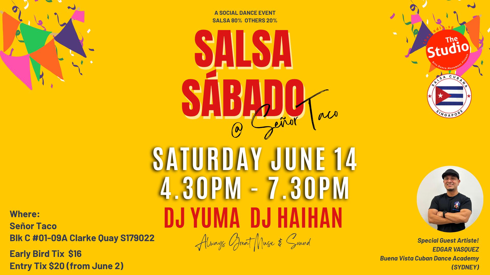 SALSA SÁBADO @ Señor Taco