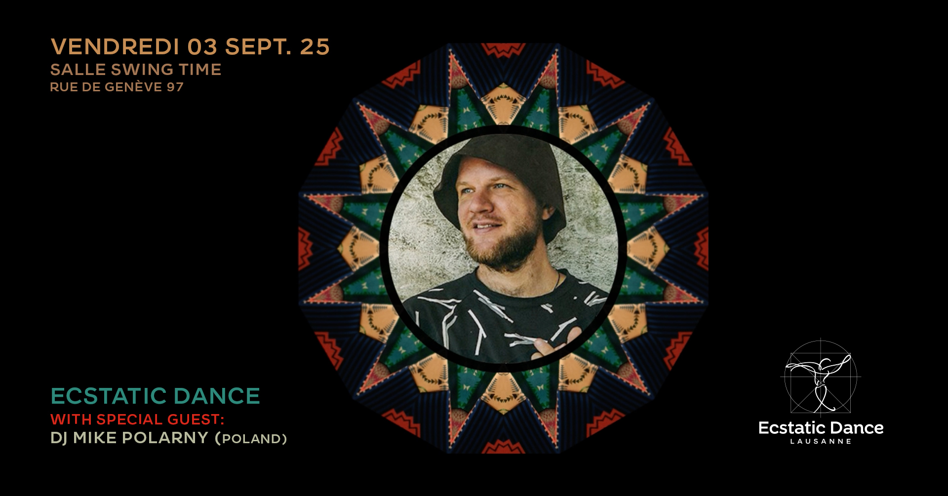 ECSTATIC DANCE LAUSANNE AVEC MIKE POLARNY - Vendredi 3 octobre 2025
