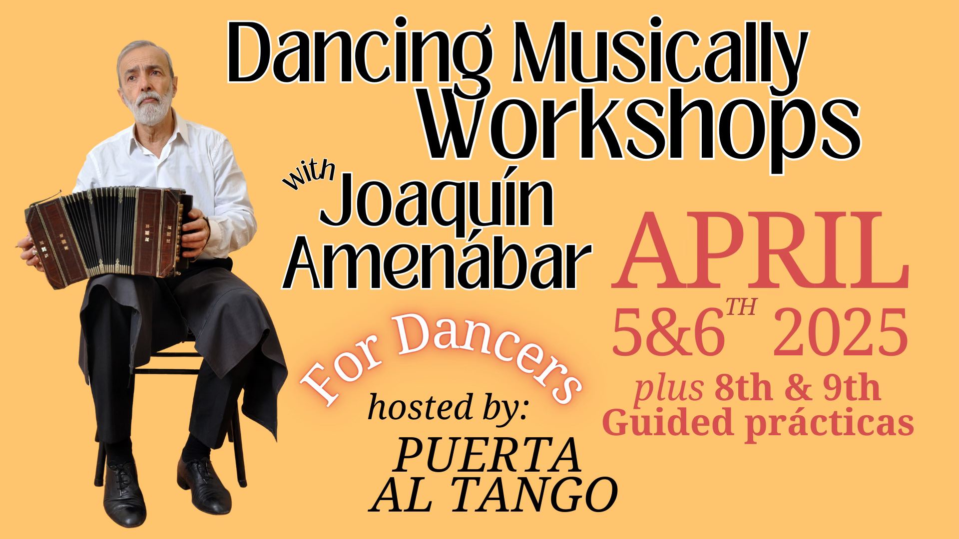 Dancer's Musicality Workshops with Joaquín Amenábar!