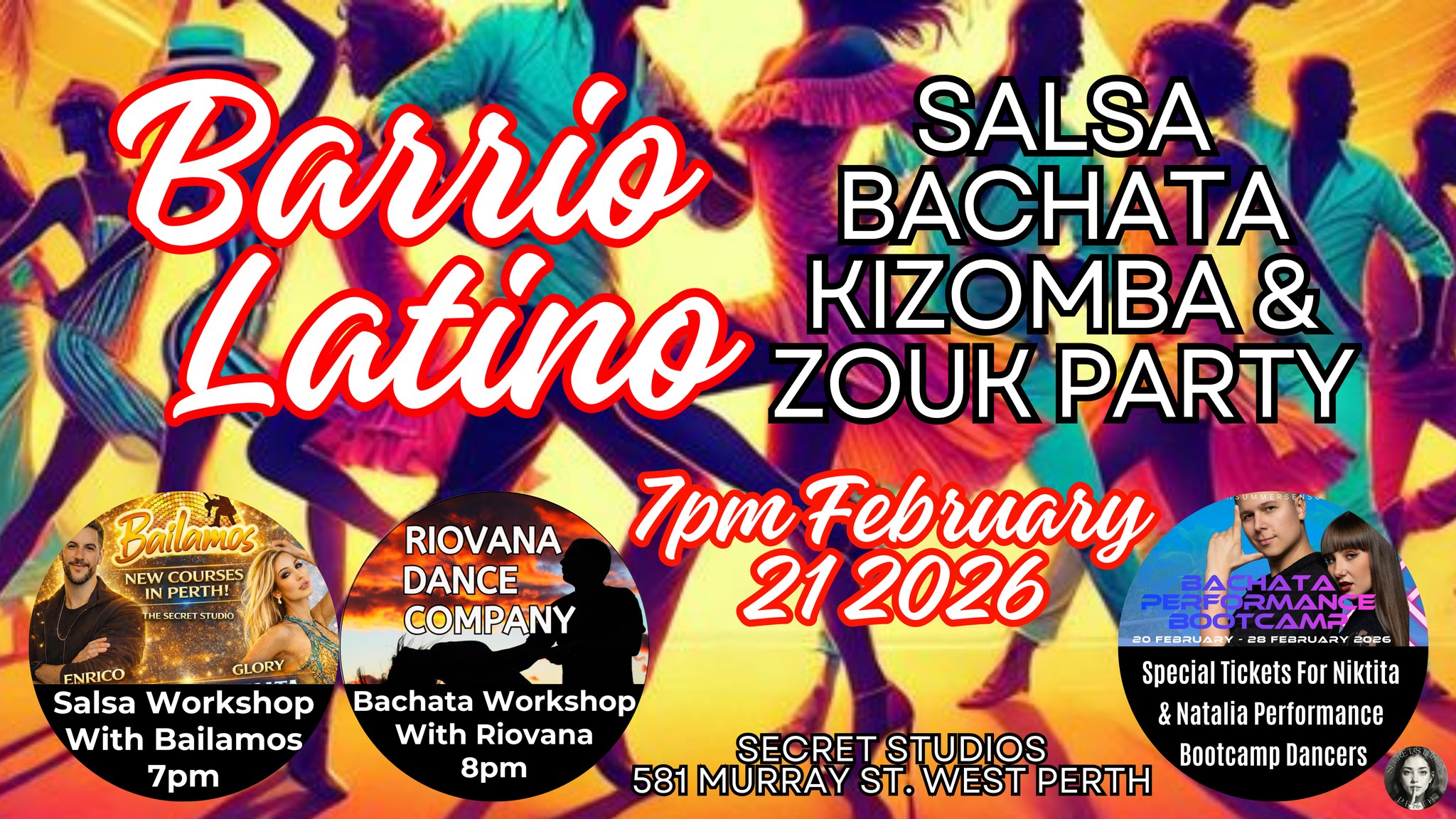 Barrio Latino - Monthly Salsa Bachata & Kizomba Party
