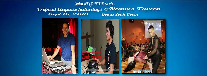 Tropical Elegance Saturdays - Latin Night + Bonus Zouk room