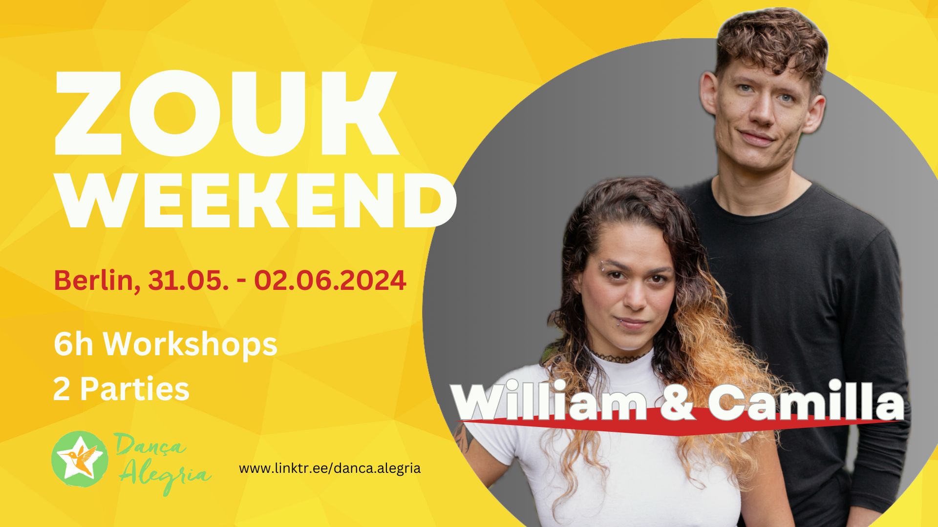 Zouk Weekend with William & Camilla