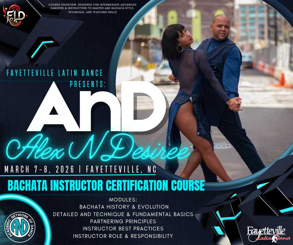 Alex and Desiree Bachata Instructor Certification