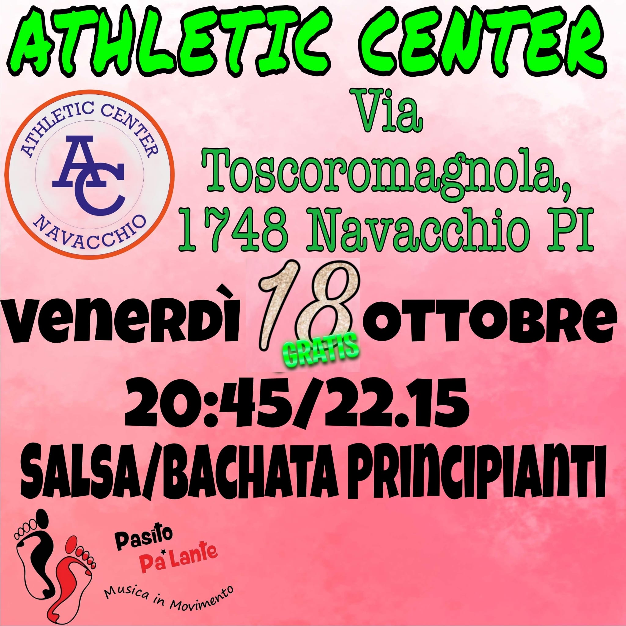 Prova gratuita Salsa e Bachata principianti!!