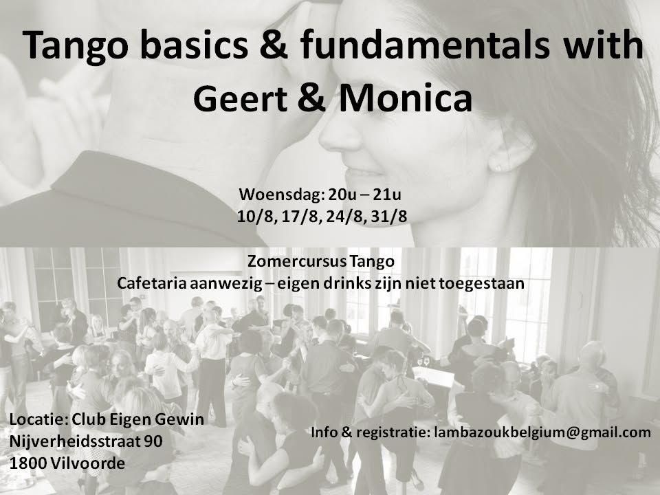 Tango basics & fundamentals with Geert & Monica