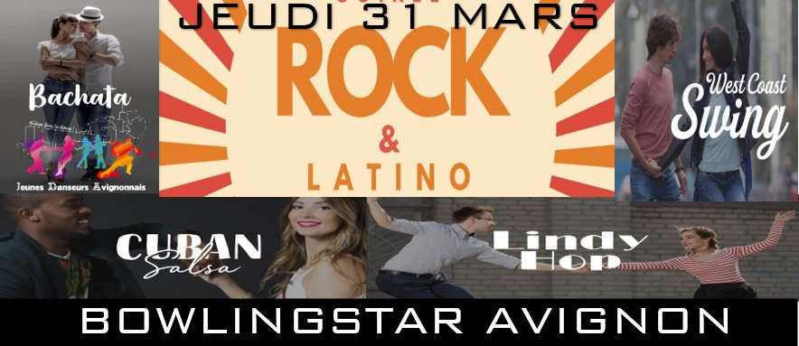 ROCK Latino Jeudi 31 Mars + Découverte Rock n'roll débutant